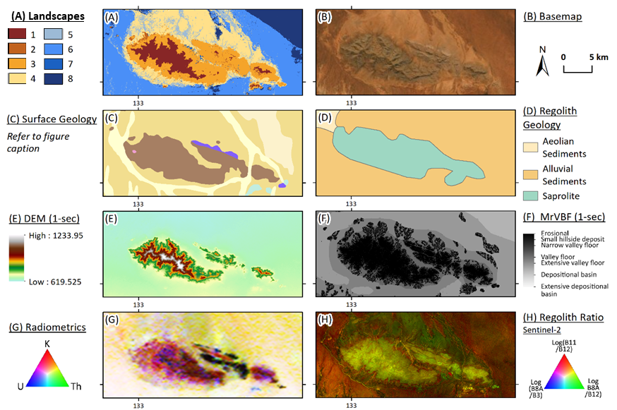 Landscape naming outcrop analysis