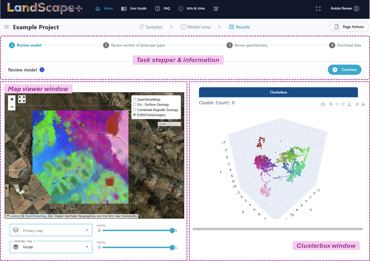 Similarity model UMAP display